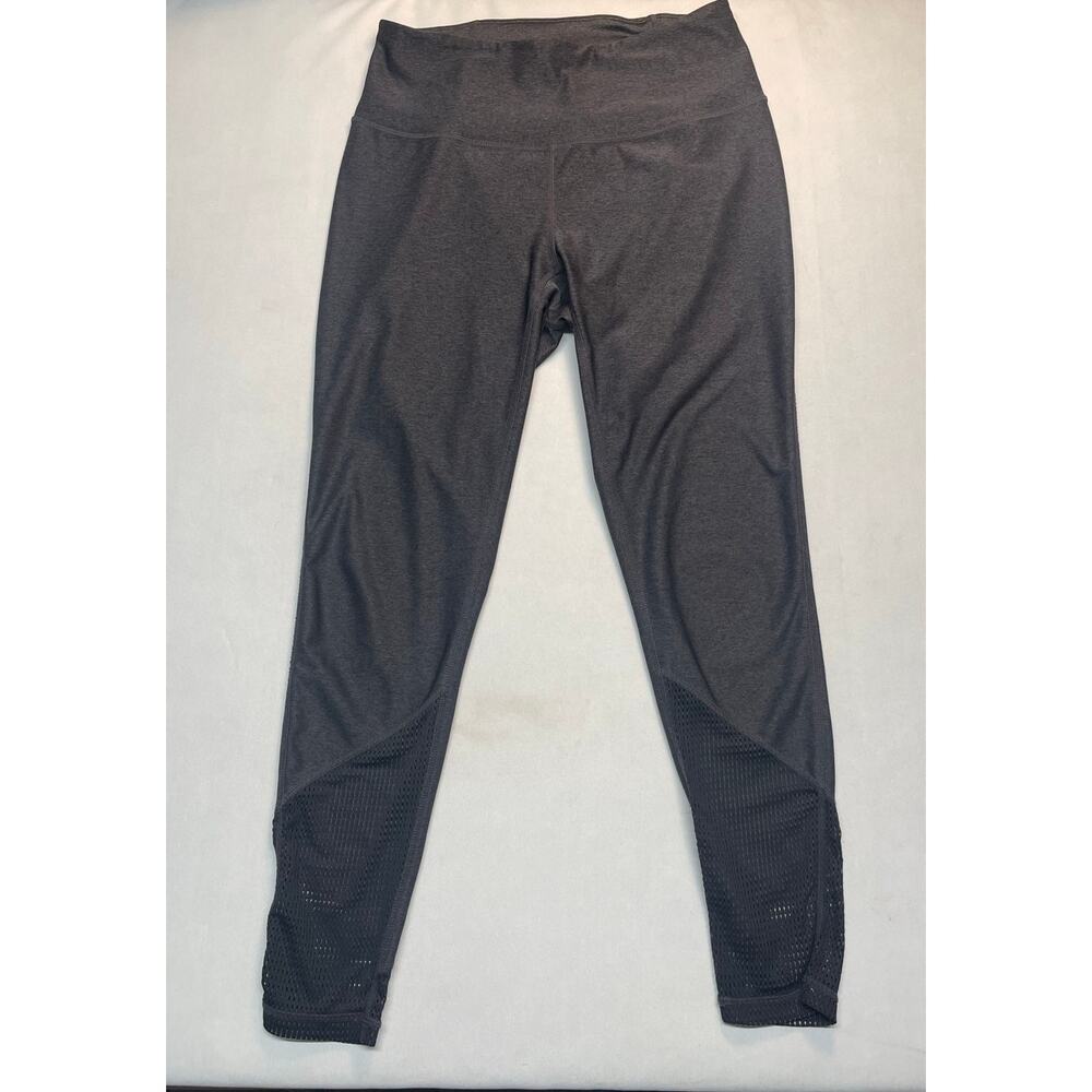 Z by Zella Grey Heathered High waister Mesh Panel Leggings - Women's Size Small
